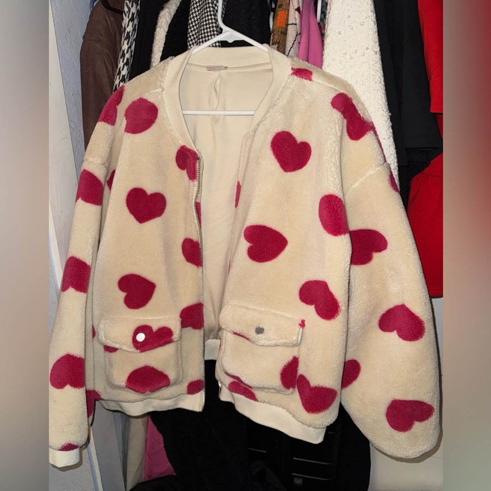 No Boundaries Pink Heart Jacket